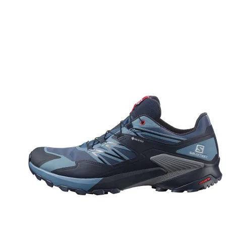 SALOMON XT-Wings Hiking / Trekking Shoes Men Low-Top Blue