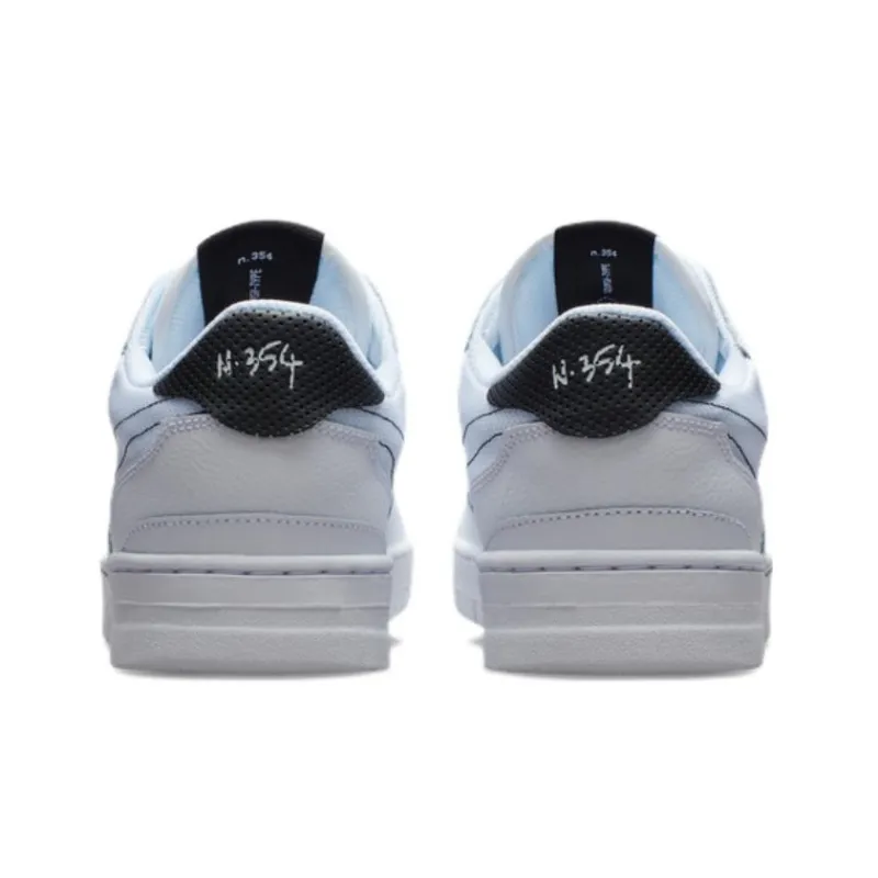 Nike Squash Type Low Tops Casual Skateboarding Shoes White Black-4