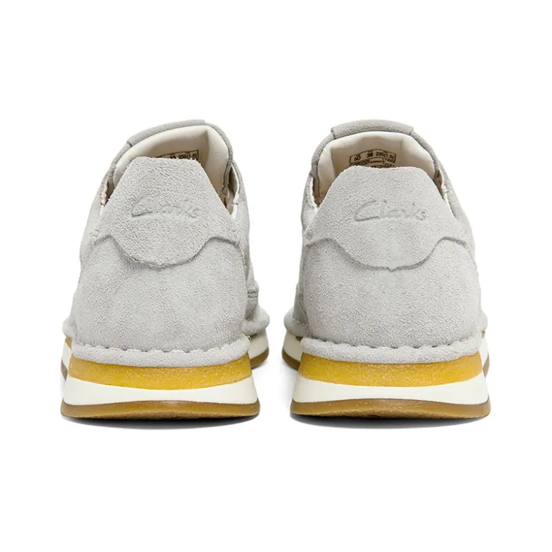 Clarks Casual Shoes Women's Low Top White/Gray-2