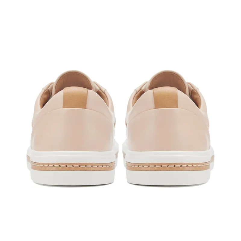 Clarks Skateboard Shoes Women's Low Top Light Pink-2