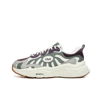FILA Keppler Cushioning Anti Slip And Wear Resistant Low Top Casual Shoes Women's Gray