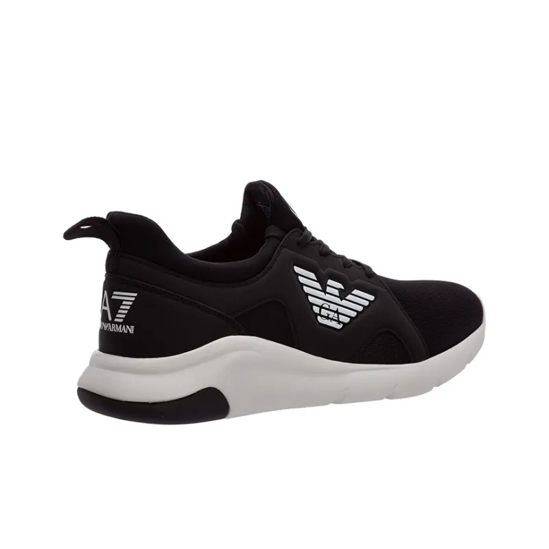 EMPORIO ARMANI Anti-Slip And Wear-Resistant Lightweight Low-Top Casual Shoes Unisex Black-3