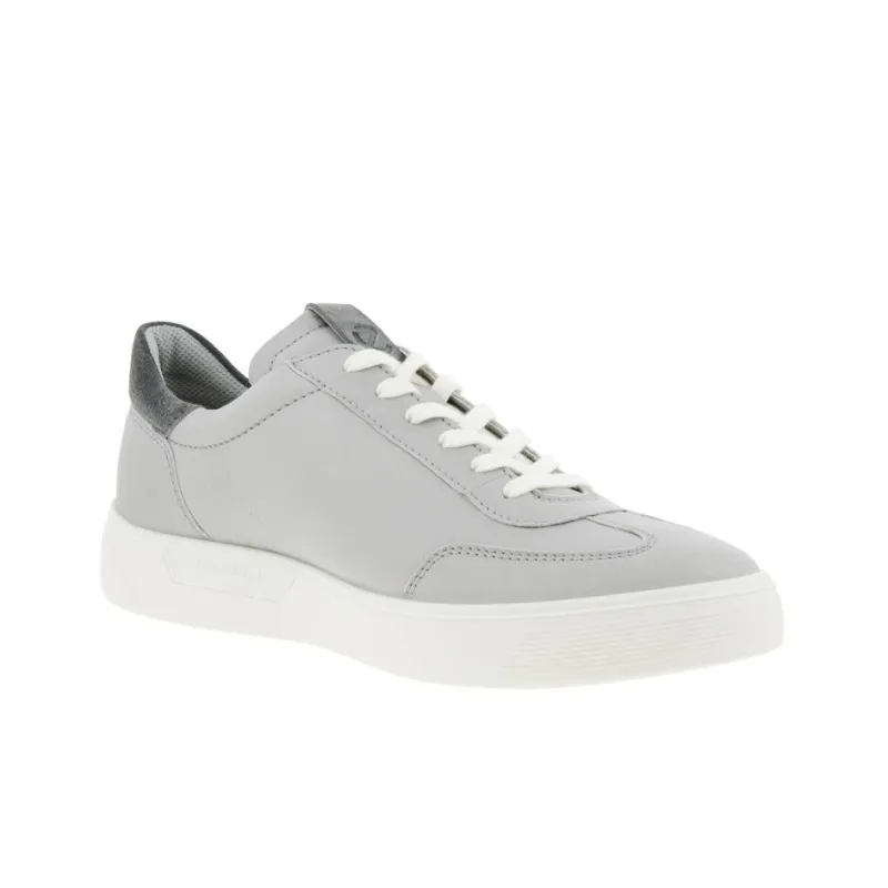 Ecco Street Tray Stylish Skateboarding Shoes Men's Gray-1