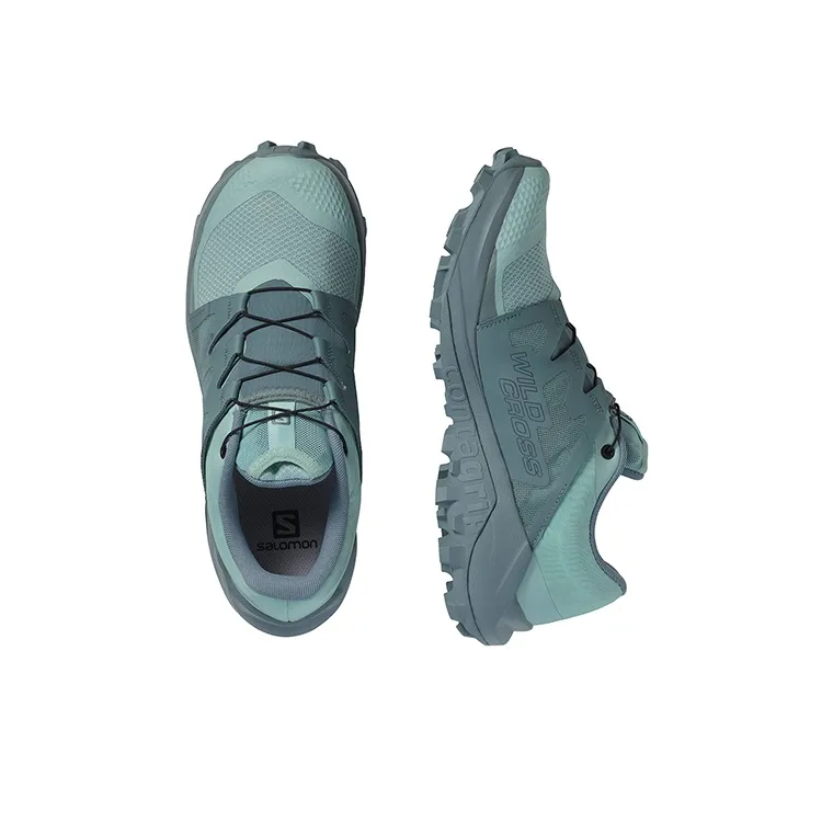 SALOMON Wildcross 1 Running Shoes Women's Low-Top Light Blue-2