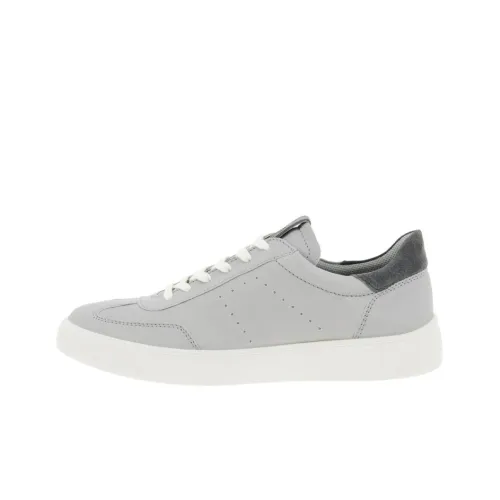 Ecco Street Tray Stylish Skateboarding Shoes Men's Gray