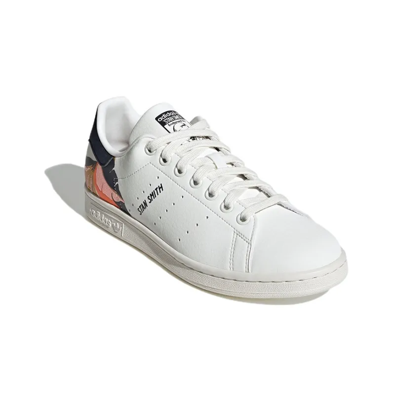 Stan Smith Women's Adidas Originals 'White Legend Ink Orange'-2