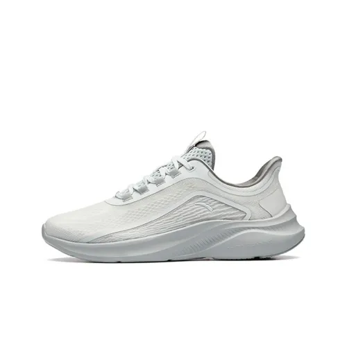 ANTA Running Shoes Men Low-Top Misty Gray/Sand Silver Gray/Sandstorm Gray