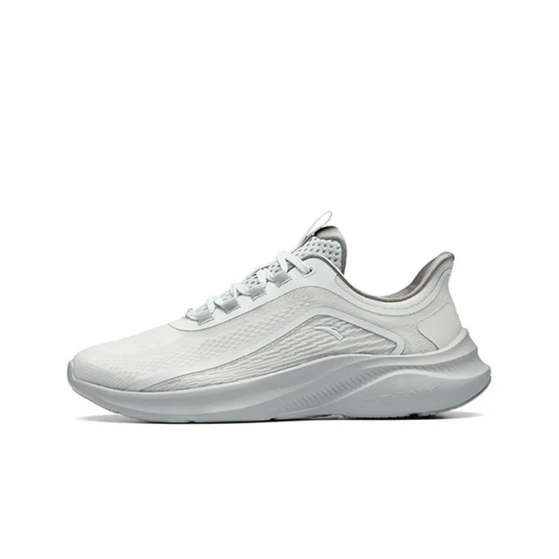 Anta Breathable Lightweight Low-Top Running Shoes Men's Gray Silver-0