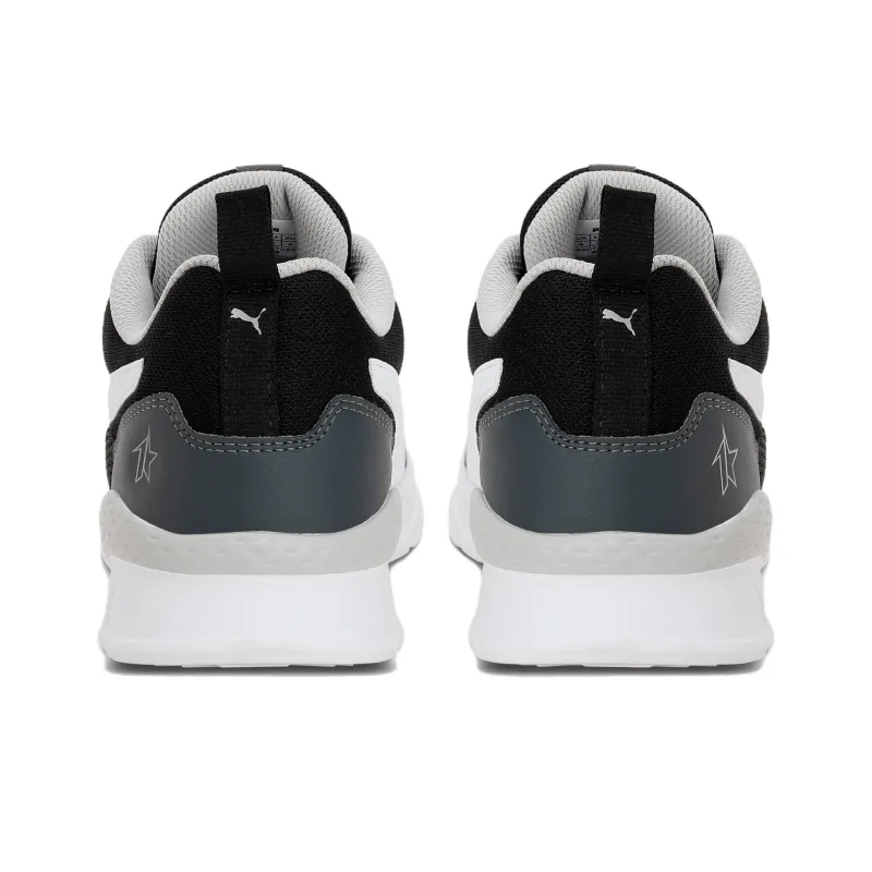 PUMA Vellfire Running Shoes Men Low-Top Black/White/Gray-3