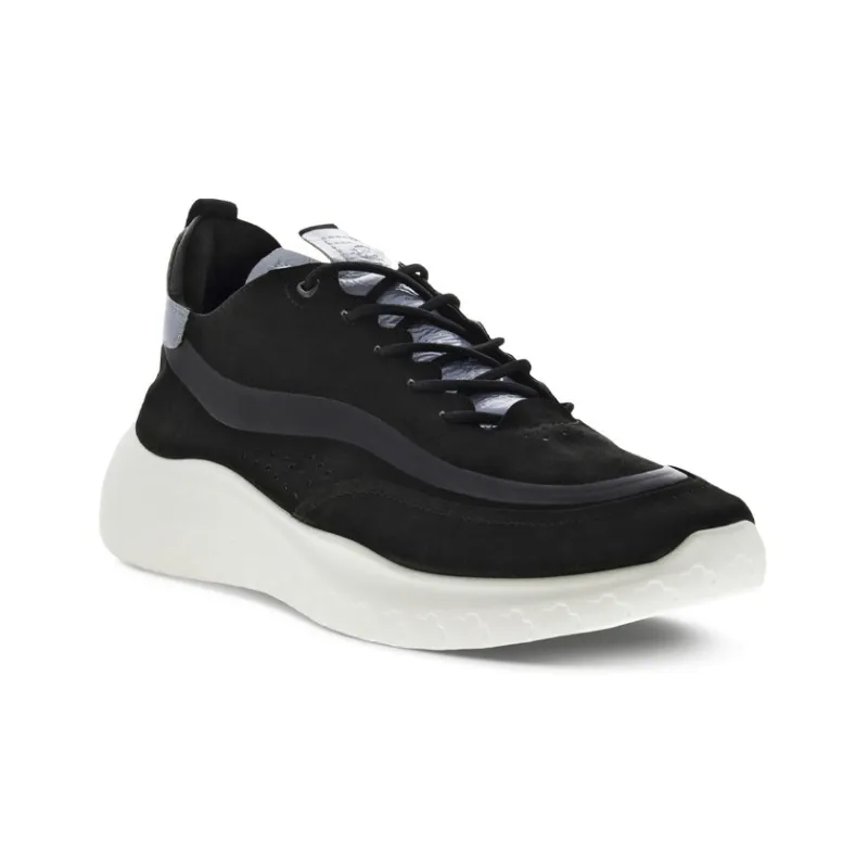 Ecco Therap Cushioning Anti Slip And Wear Resistant Low Top Casual Shoes Black-1