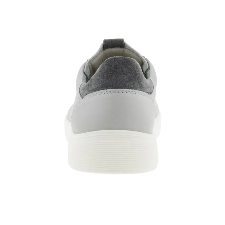 Ecco Street Tray Stylish Skateboarding Shoes Men's Gray-3