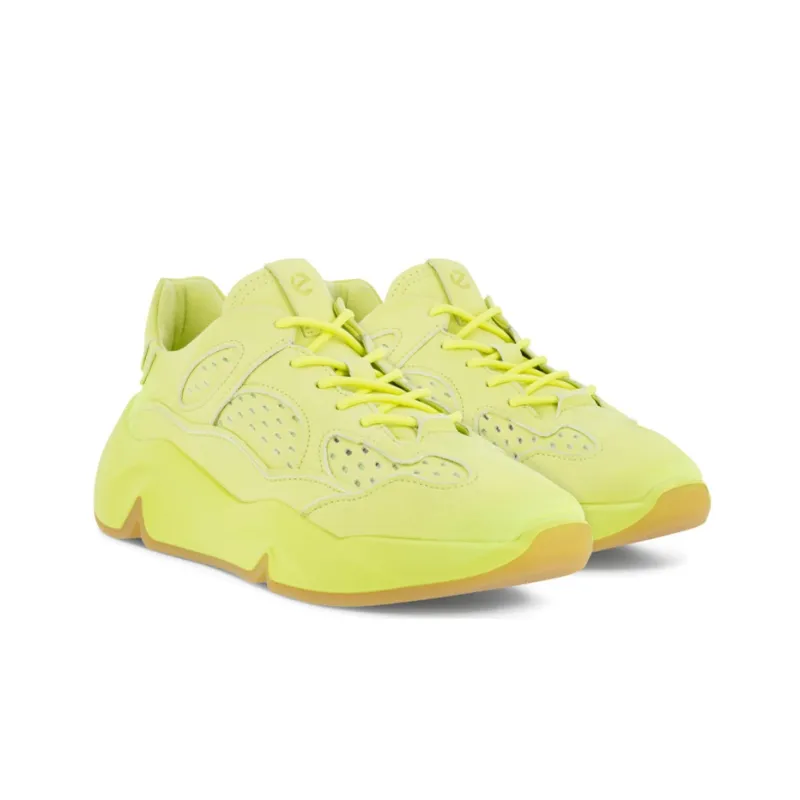 Ecco Slip Resistant Low Top Running Shoes Women's Yellow-2