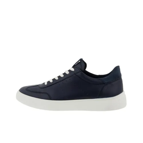 Ecco Street Tray Stylish Skateboarding Shoes Men's Blue