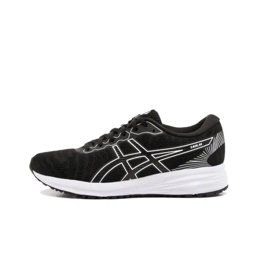 Asics Taikai Anti-Slip And Wear-Resistant Breathable Low-Top Running Shoes Women's Black White