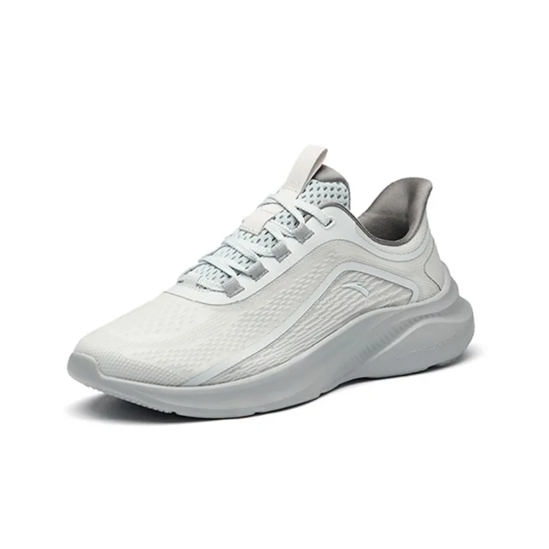 Anta Breathable Lightweight Low-Top Running Shoes Men's Gray Silver-2