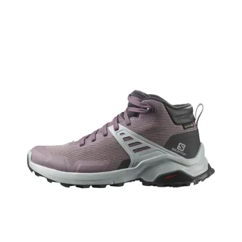SALOMON OUTpulse Wear-Resistant Mid-Top Hiking Trekking Shoes Women's Dusty Pink