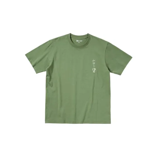 UNIQLO T-Shirts Unisex Olive