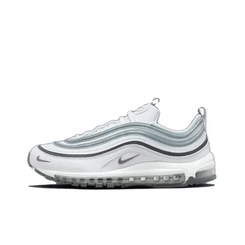 Nike Air Max 97 Running Shoes Men Low-Top White/Gray