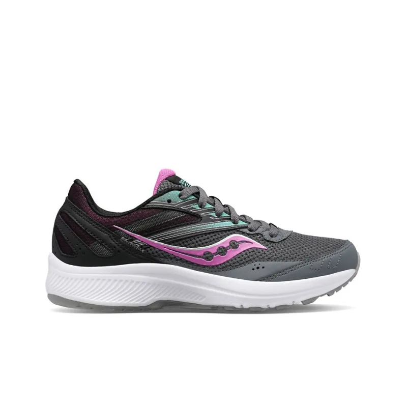 Saucony Cohesion Coagulation 15 Running Shoes Women's Low-Top Gray/White-1