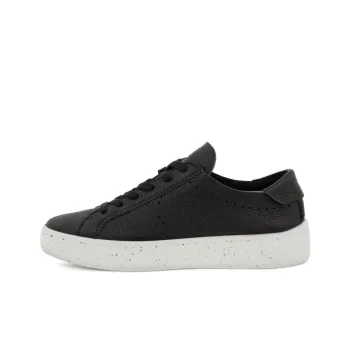Ecco Street Tray Stylish Skateboarding Shoes Women's Black