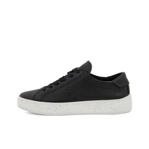 Ecco Street Tray Skateboard Shoes Women's Low-Top Black