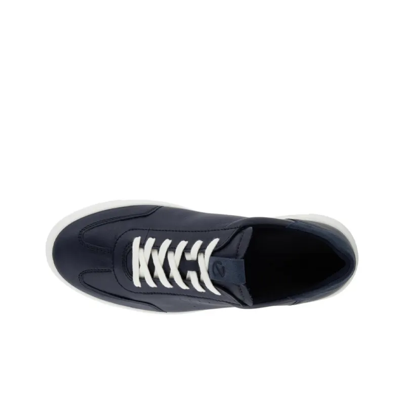 Ecco Street Tray Stylish Skateboarding Shoes Men's Blue-2