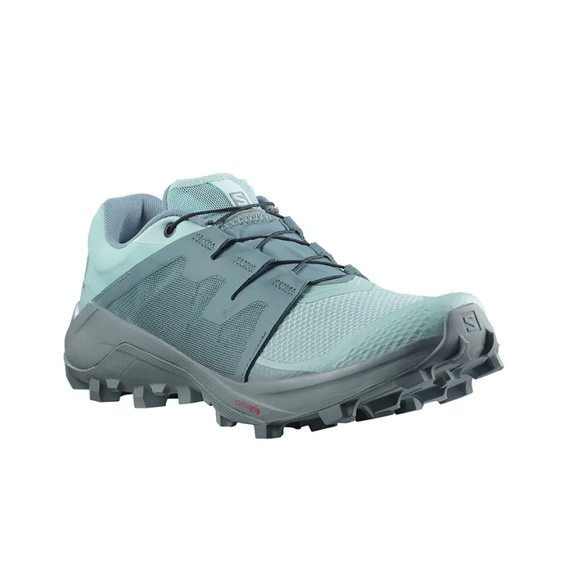 SALOMON Wildcross 1 Running Shoes Women's Low-Top Light Blue-1