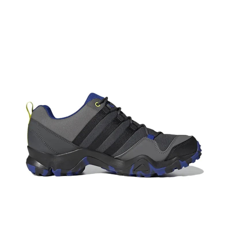 Adidas Terrex Ax2r Senderismo Anti-Slip Wear-Resistant Low-Top Hiking Shoes Men's Black Blue-1