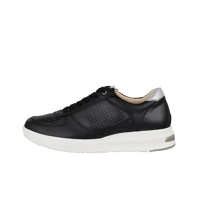 Asics Pedala Wc115d 2E-Width Wear-Resistant Low-Top Skateboard Shoes Women's Black-0