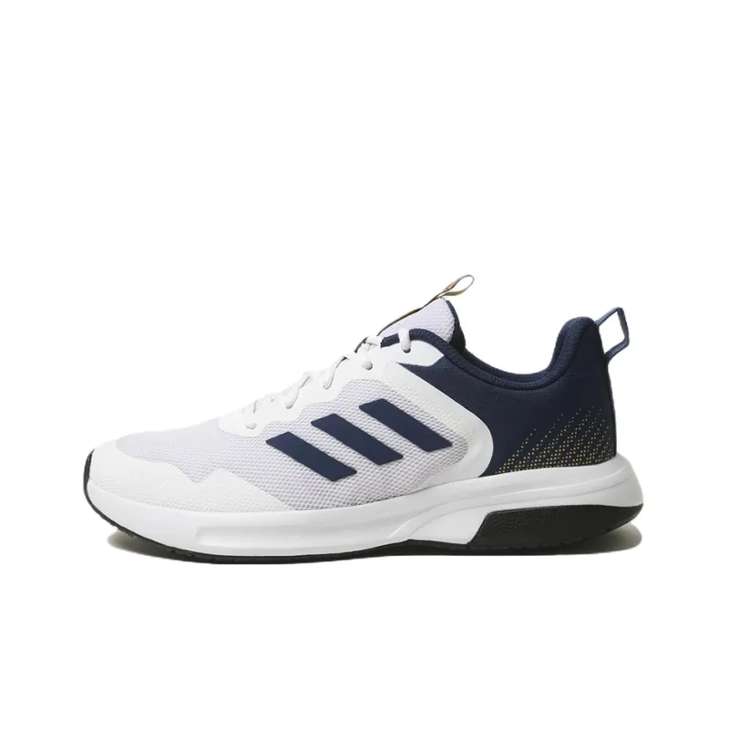 Adidas Fluidstreet Durable Breathable Low-Top Running Shoes Men's White Blue-0