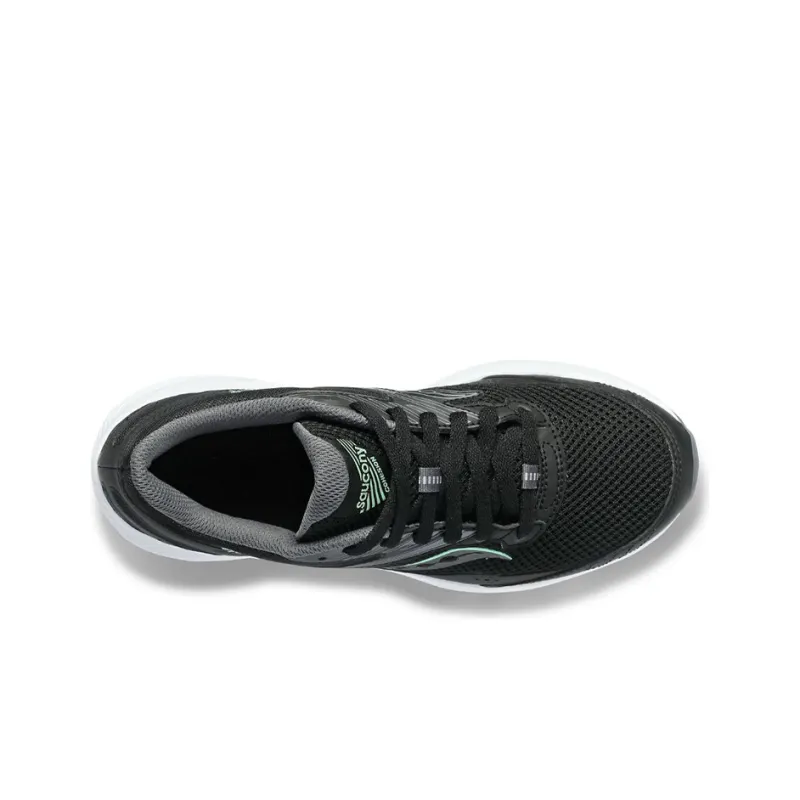 Saucony Cohesion Coagulation 15 Running Shoes Women's Low-Top Black/White-3