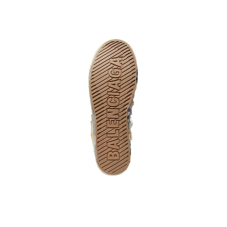 Balenciaga Women's Paris High 'Destroyed - White'-3