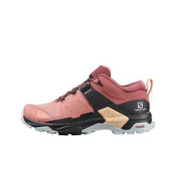 SALOMON X Ultra 4 Outdoor Shoes Unisex Low-Top Black/Pink