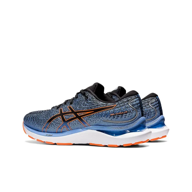 Asics Gel Cumulus 24 2E Wide 'Black Shocking Orange'-3