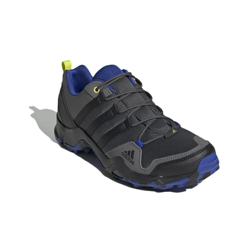 Adidas Terrex Ax2r Senderismo Anti-Slip Wear-Resistant Low-Top Hiking Shoes Men's Black Blue-2
