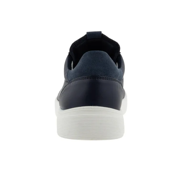 Ecco Street Tray Stylish Skateboarding Shoes Men's Blue-3