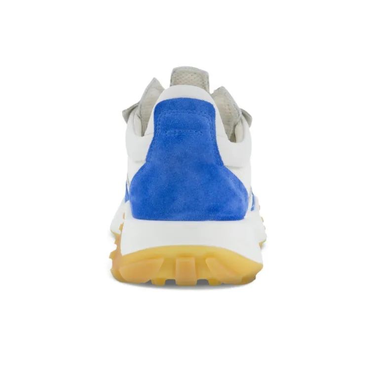Ecco Low Top Running Shoes Women's White Blue-4