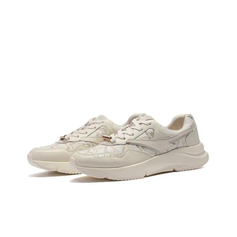 LI NING 1990 Commuter Series Cushioned Slip Resistant Abrasion Resistant Low Top Casual Shoes Women's-1