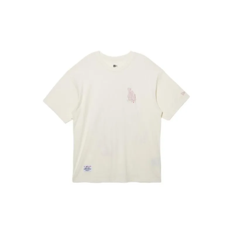 New Era T Shirt Unisex Ivory White-1