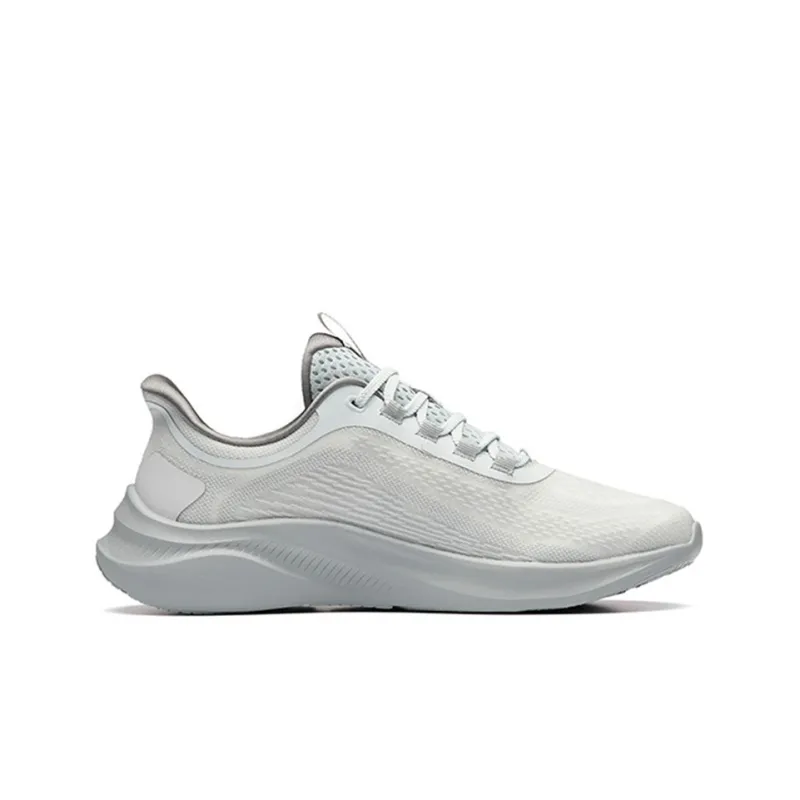 Anta Breathable Lightweight Low-Top Running Shoes Men's Gray Silver-1