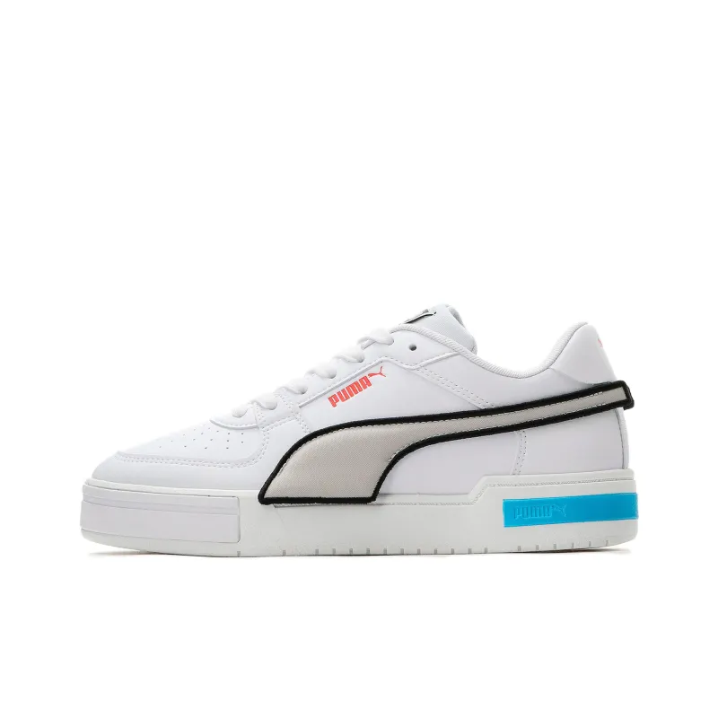 PUMA Ca Pro Low Tops Casual Skateboarding Shoes Unisex White Silver Blue-0
