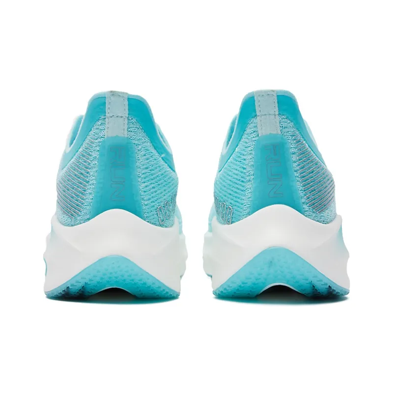 Erke Running Shoes Women's Low Top Mint Blue/True White-3