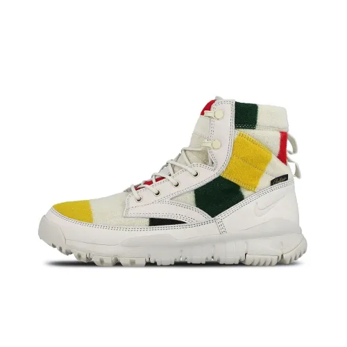 Nike SFB Leather 6 Hiking / Trekking Shoes Unisex High-Top White/Yellow/Green/Red