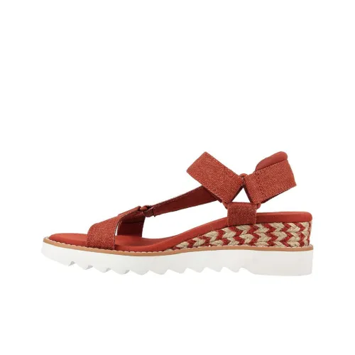 Skechers Bobs Beach Sandals Women's Brick Red