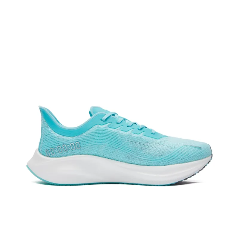 Erke Running Shoes Men Low Top Mint Blue/True White-1