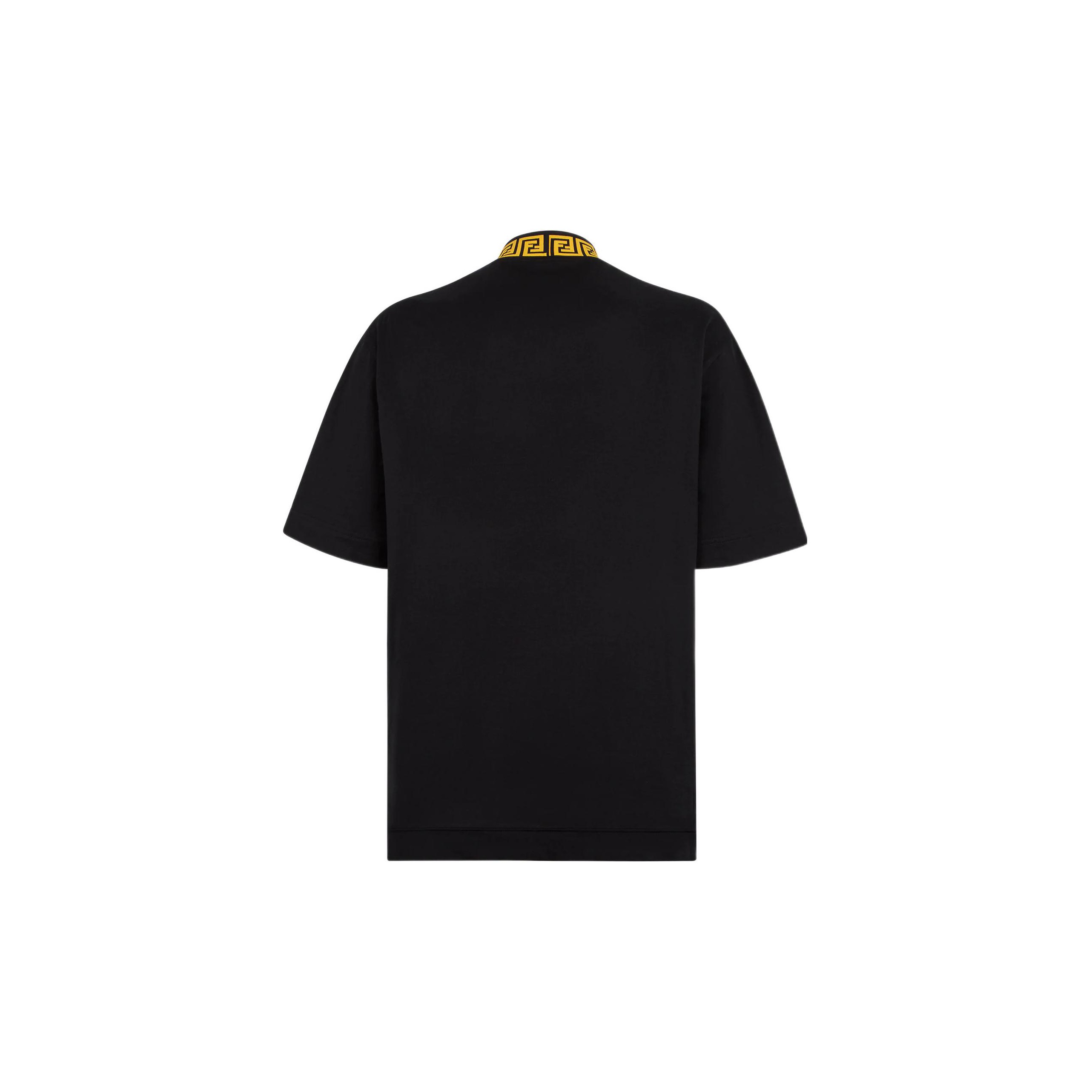 FENDI T Shirts Men Black POIZON