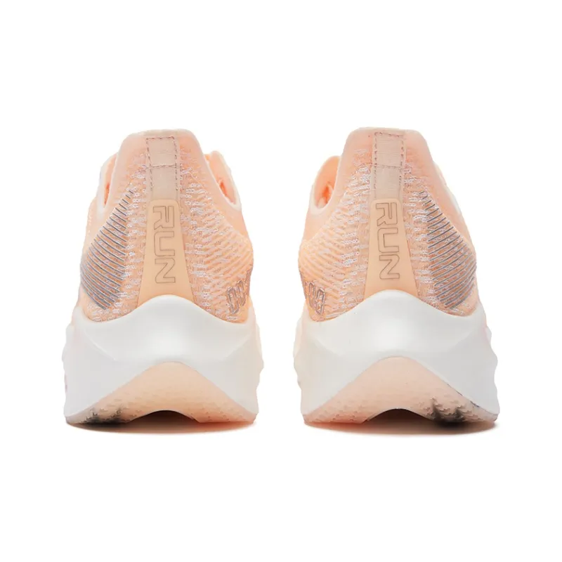 Erke Extreme Wind SP Low-Top Running Shoes Women's Fluorescent Nude True White-3