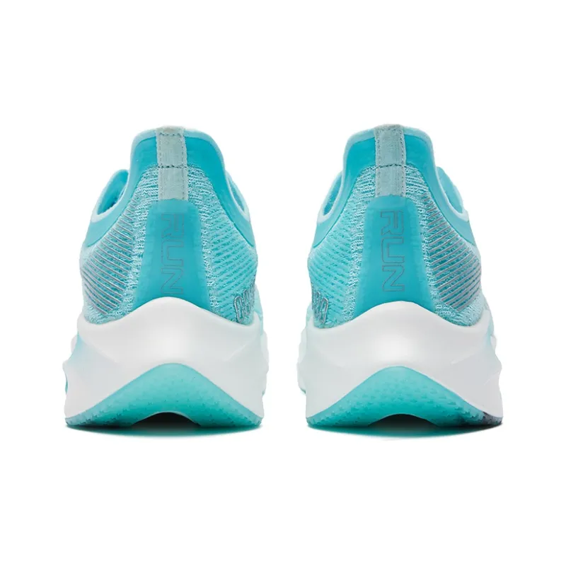 Erke Running Shoes Men Low Top Mint Blue/True White-4