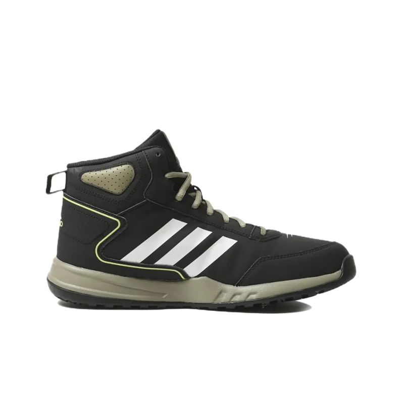 Adidas ExcelCourt Excelcourt Anti-Slip Wear-Resistant High-Top Running Shoes Men's Black-1