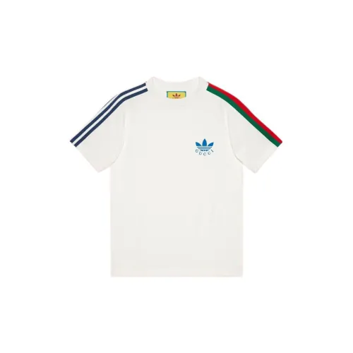 Adidas Originals GUCCI X ADIDAS T-Shirts Unisex White